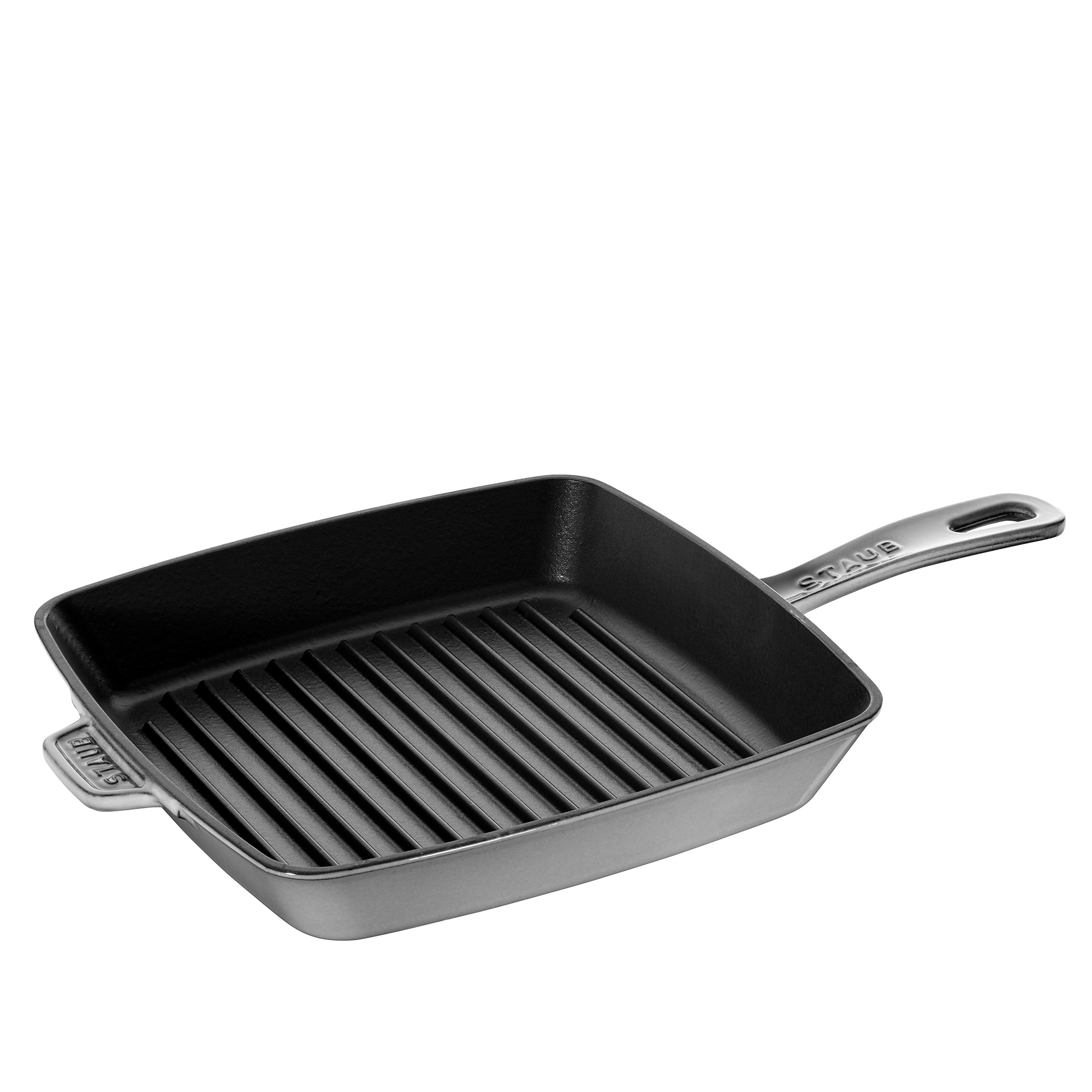 Staub 12 Cast Iron Square Grill Pan - Cherry