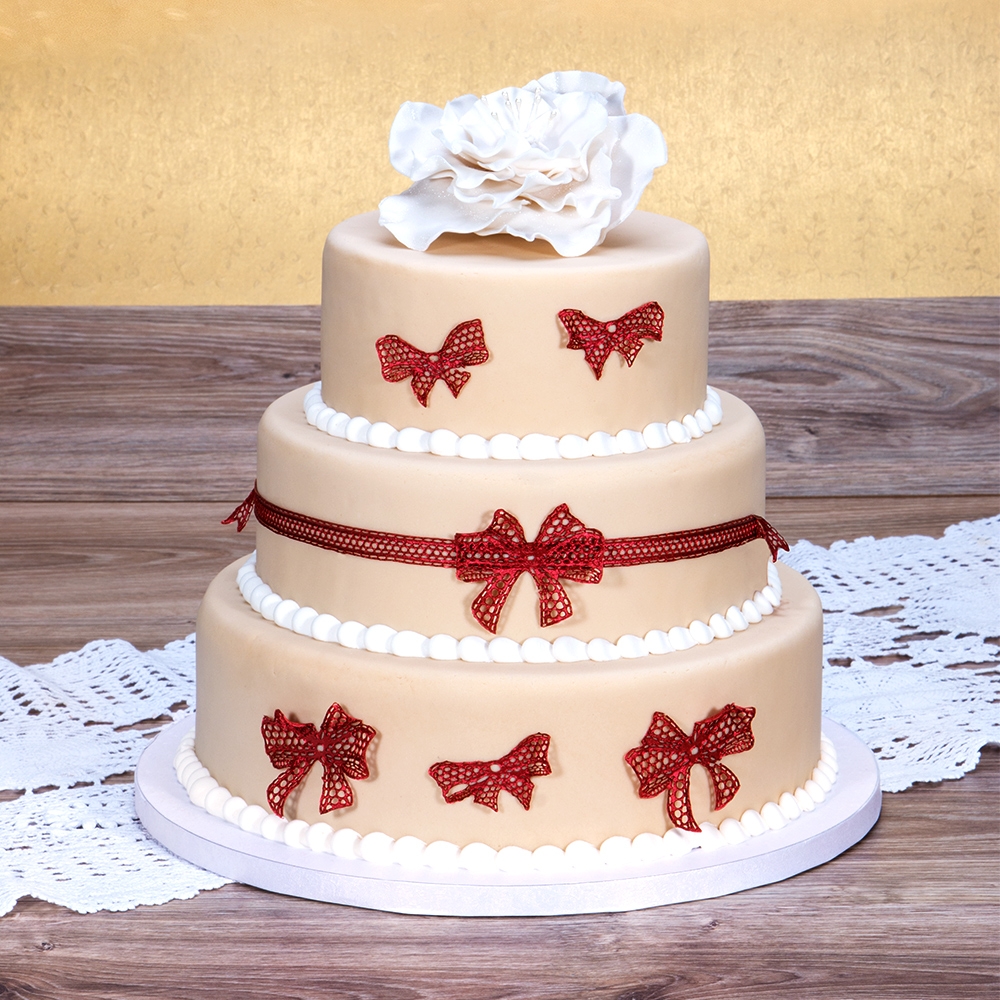 Städter - Dekormatte Schleife - 39,5 x 8 cm - Silikon Städter - Dekormatte Schleife - 39,5 x 8 cm - Silikon