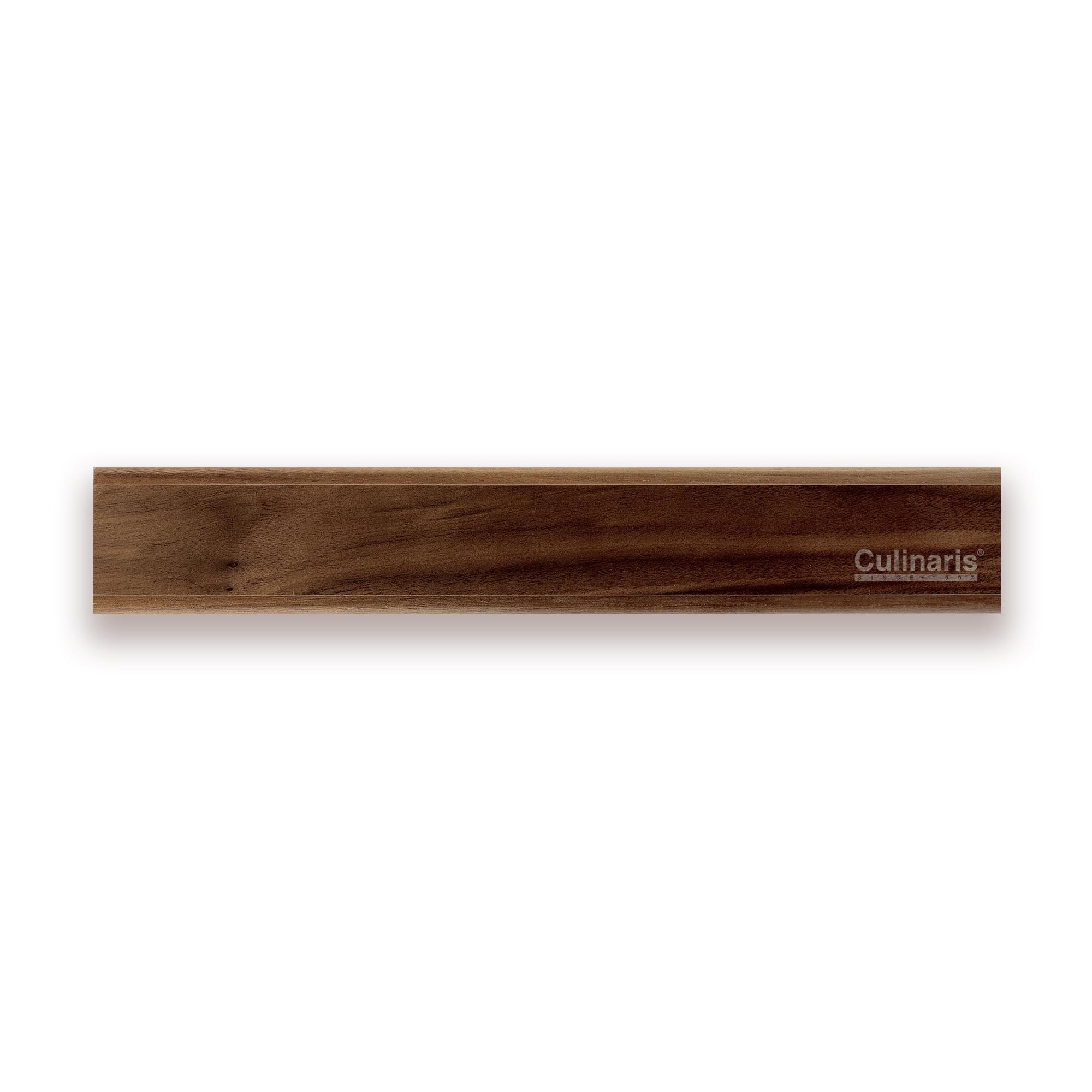 Culinaris walnut magnetic knife strip 40 cm
