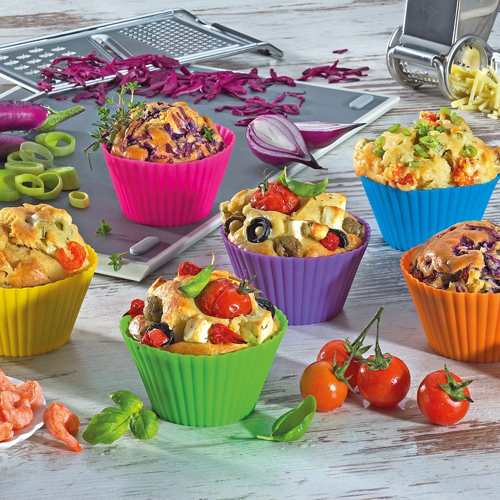Küchenprofi - muffin tins - BAKE - Ø 9 cm, set of 6