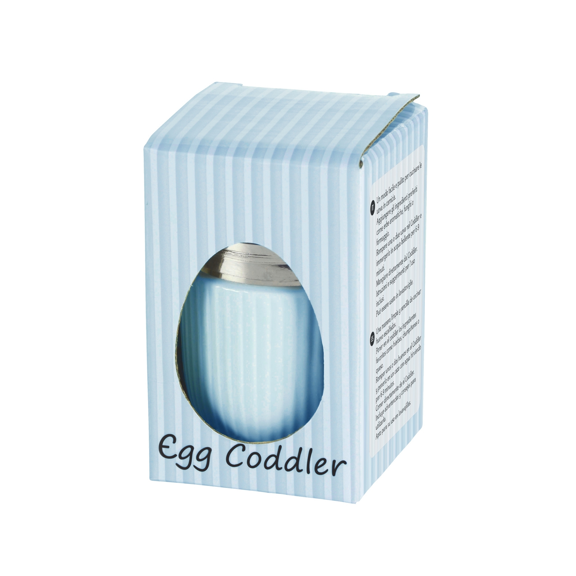 BIA - Fluted Egg Coddler - Celadon Blue