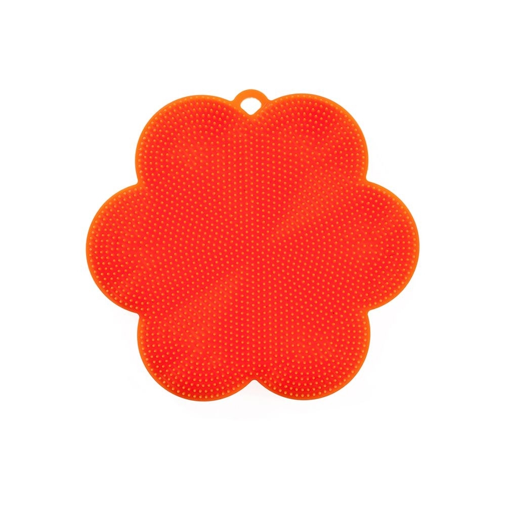 Kochblume - SWISCH Spülschwamm / Fusselbürste, orange