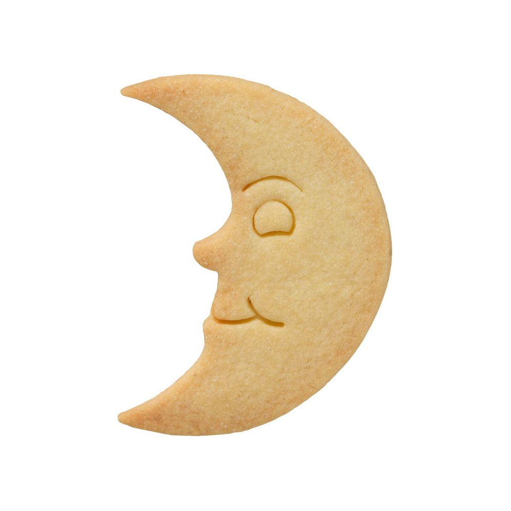 Birkmann - cookie cutter moon, 8 cm