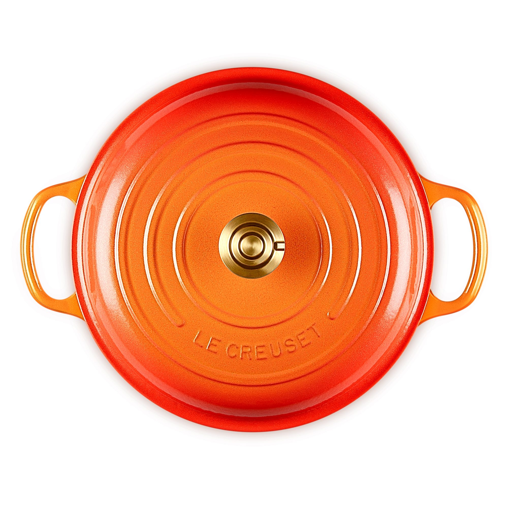 Le Creuset - Signature roasting pan round 20 cm - FLAMME DORÉE Le Creuset - Signature roasting pan round 20 cm - FLAMME DORÉE