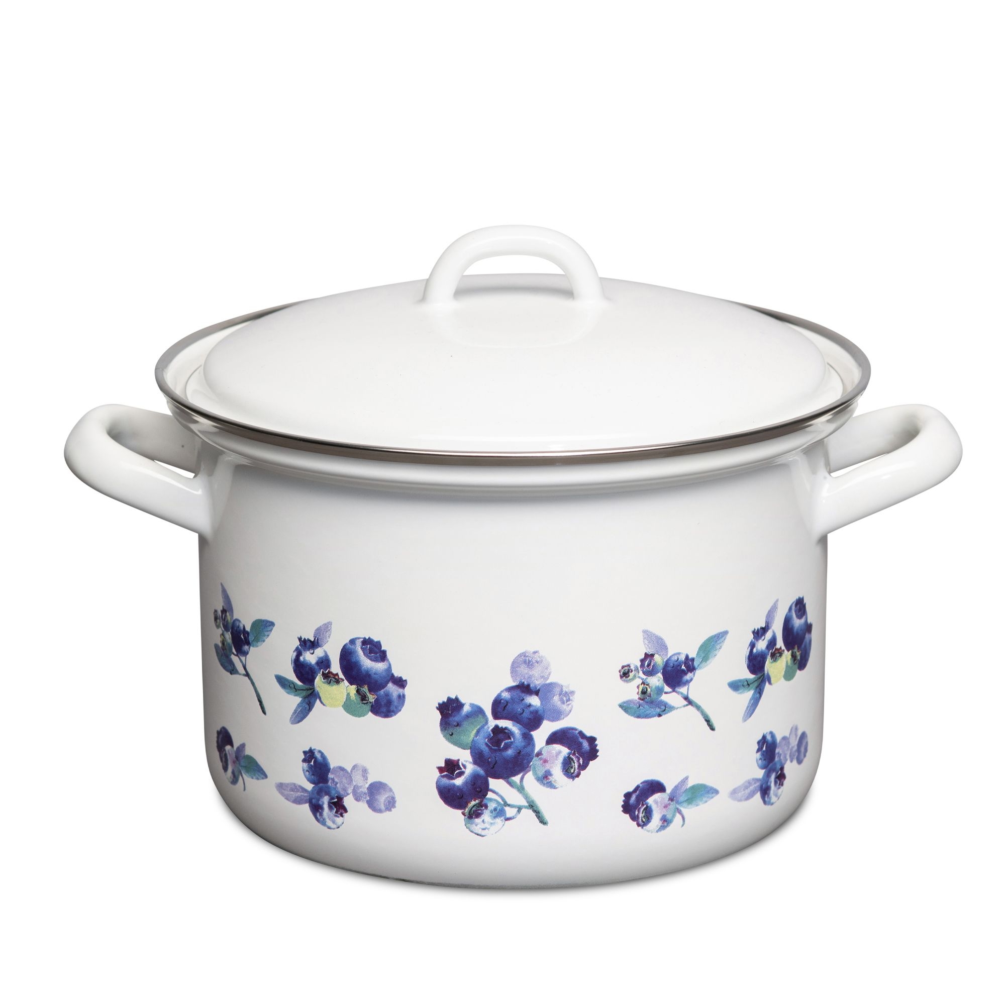 Riess Country blueberry stock pot with lid 18 cm