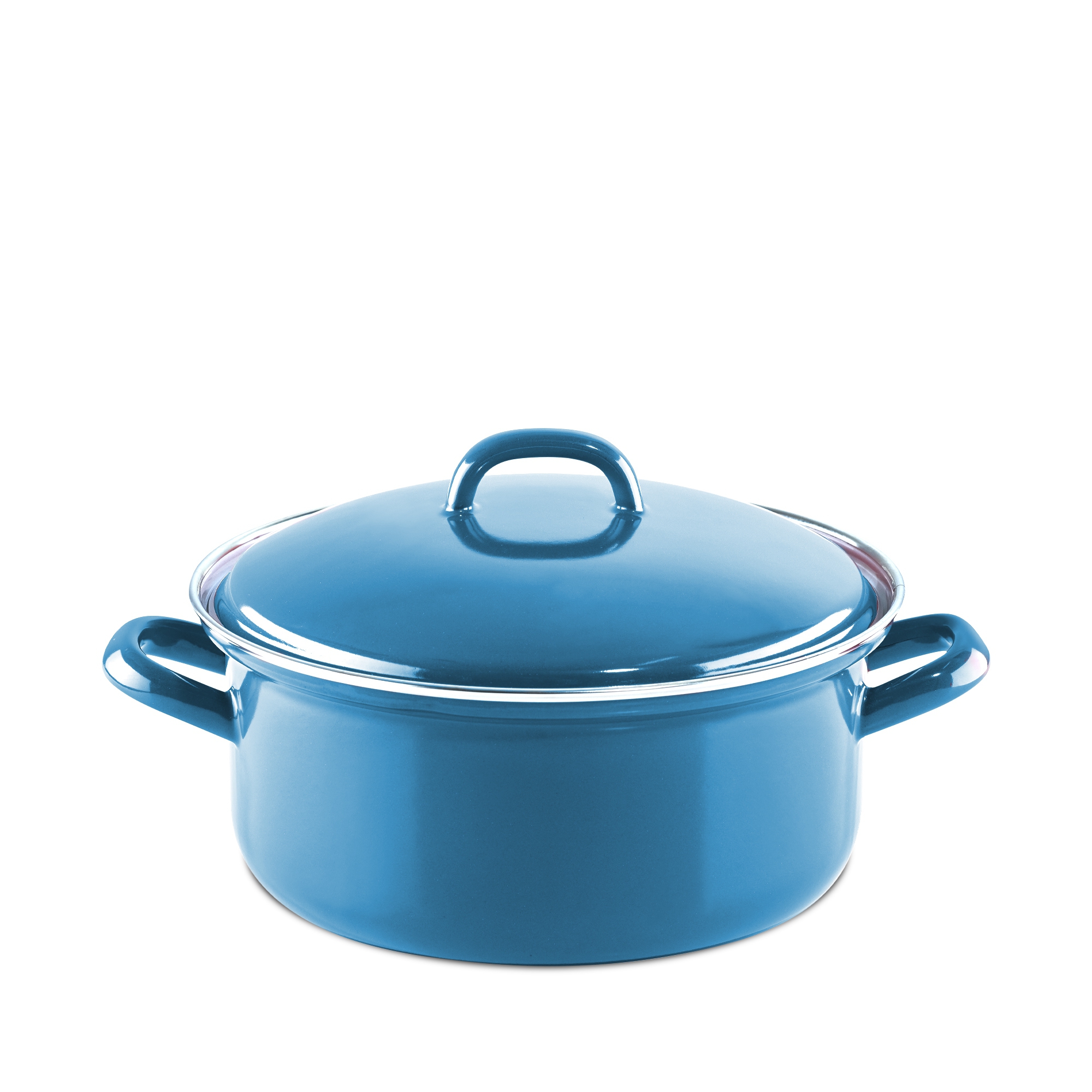 Riess CLASSIC - Casserole dish with lid Blue 20 cm