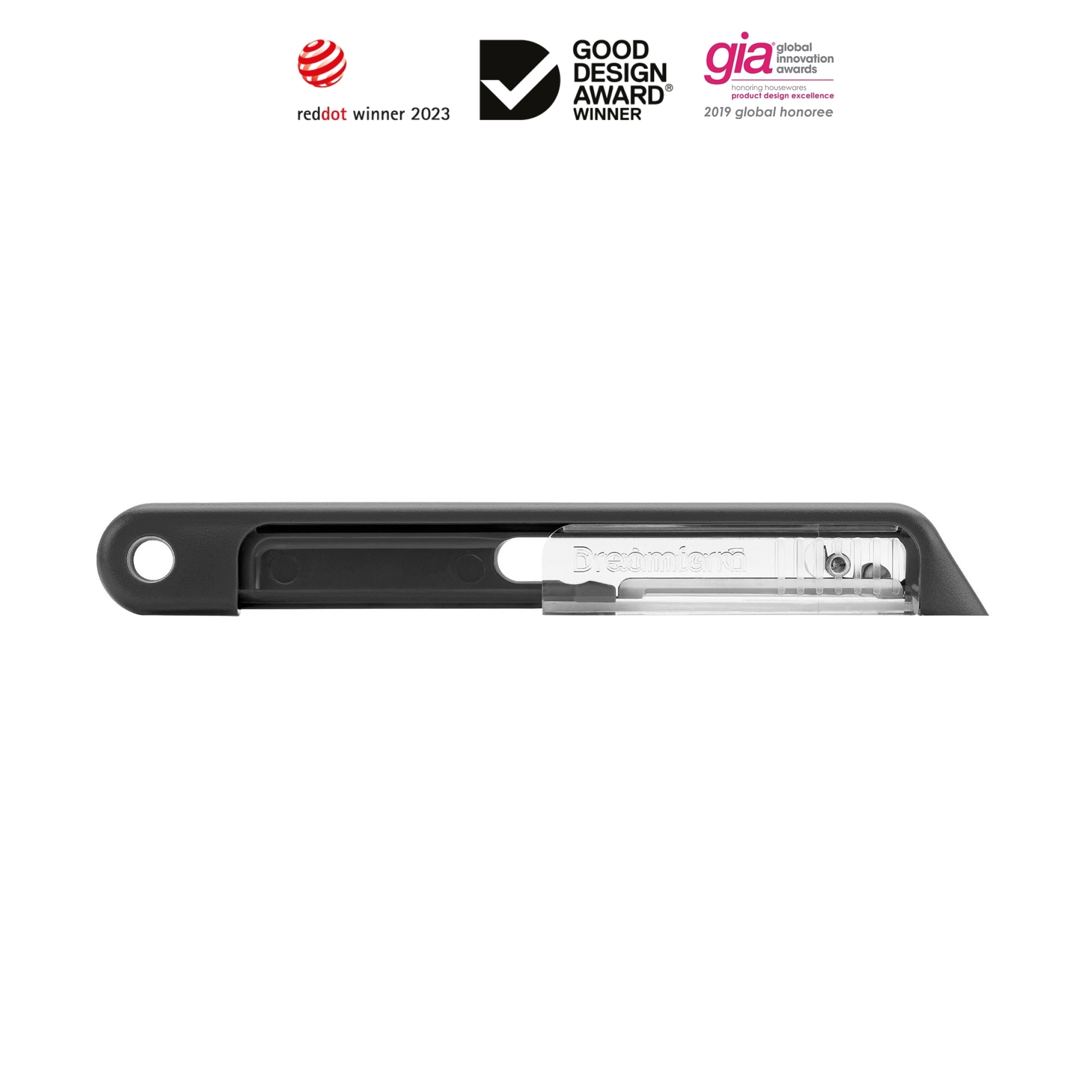 Dreamfarm - Sharple, 18 cm - Sparschäler, schwarz Dreamfarm - Sharple, 18 cm - Sparschäler, schwarz