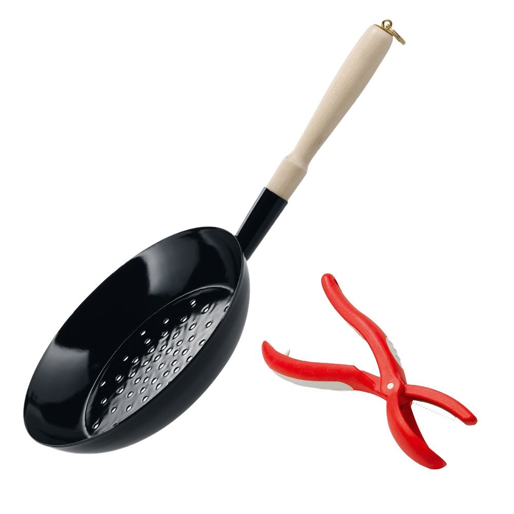 Riess CLASSIC - Spezialartikel - Maronipfanne + Kelomat Maronischneider Riess CLASSIC - Spezialartikel - Maronipfanne + Kelomat Maronischneider