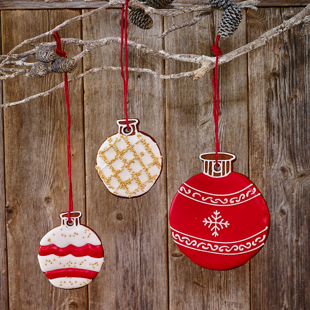 RBV Birkmann - Christbaumkugel with inner impression 6,5 cm