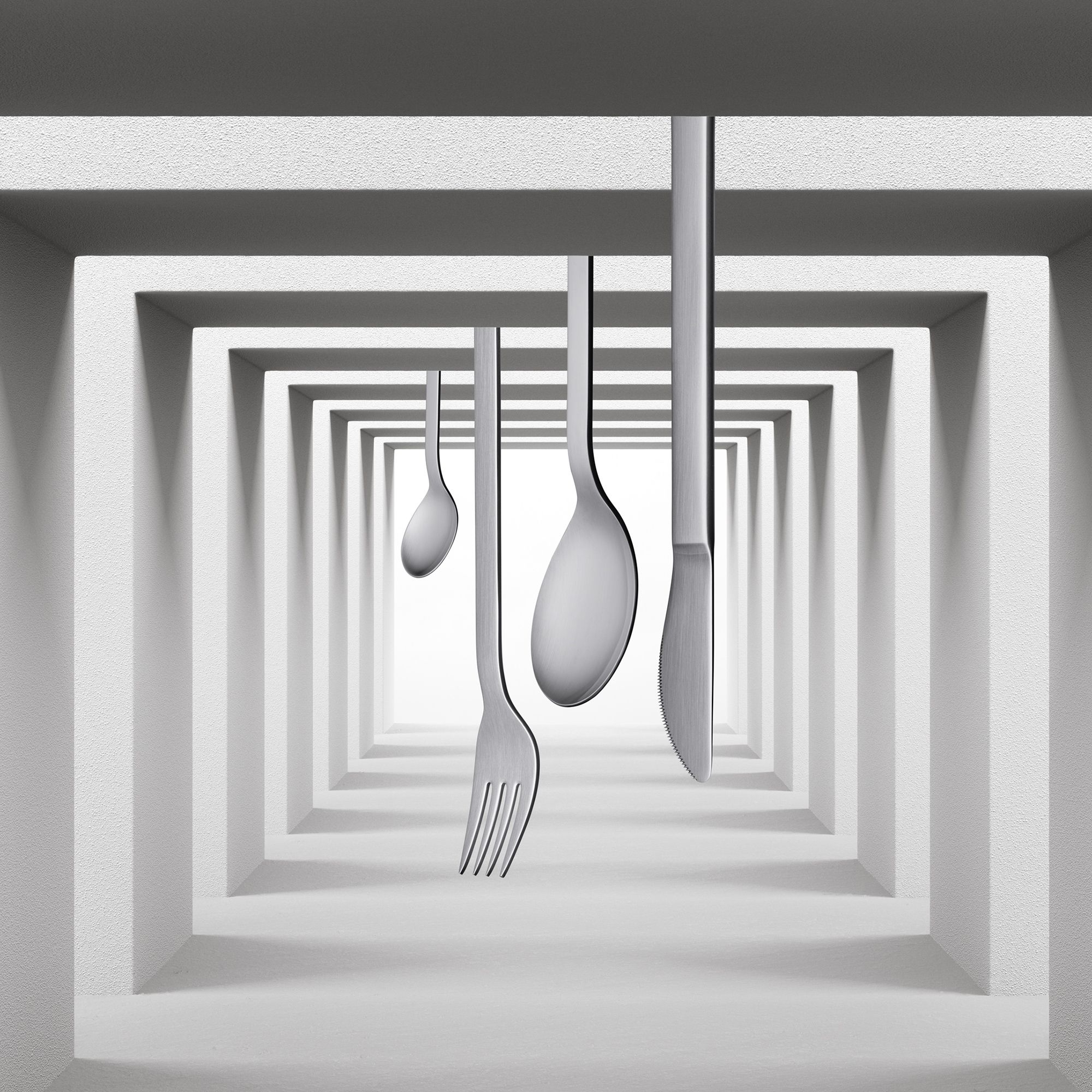 mono-a - Cutlery set, 24 pcs. with short blade mono-a - Cutlery set, 24 pcs. with short blade