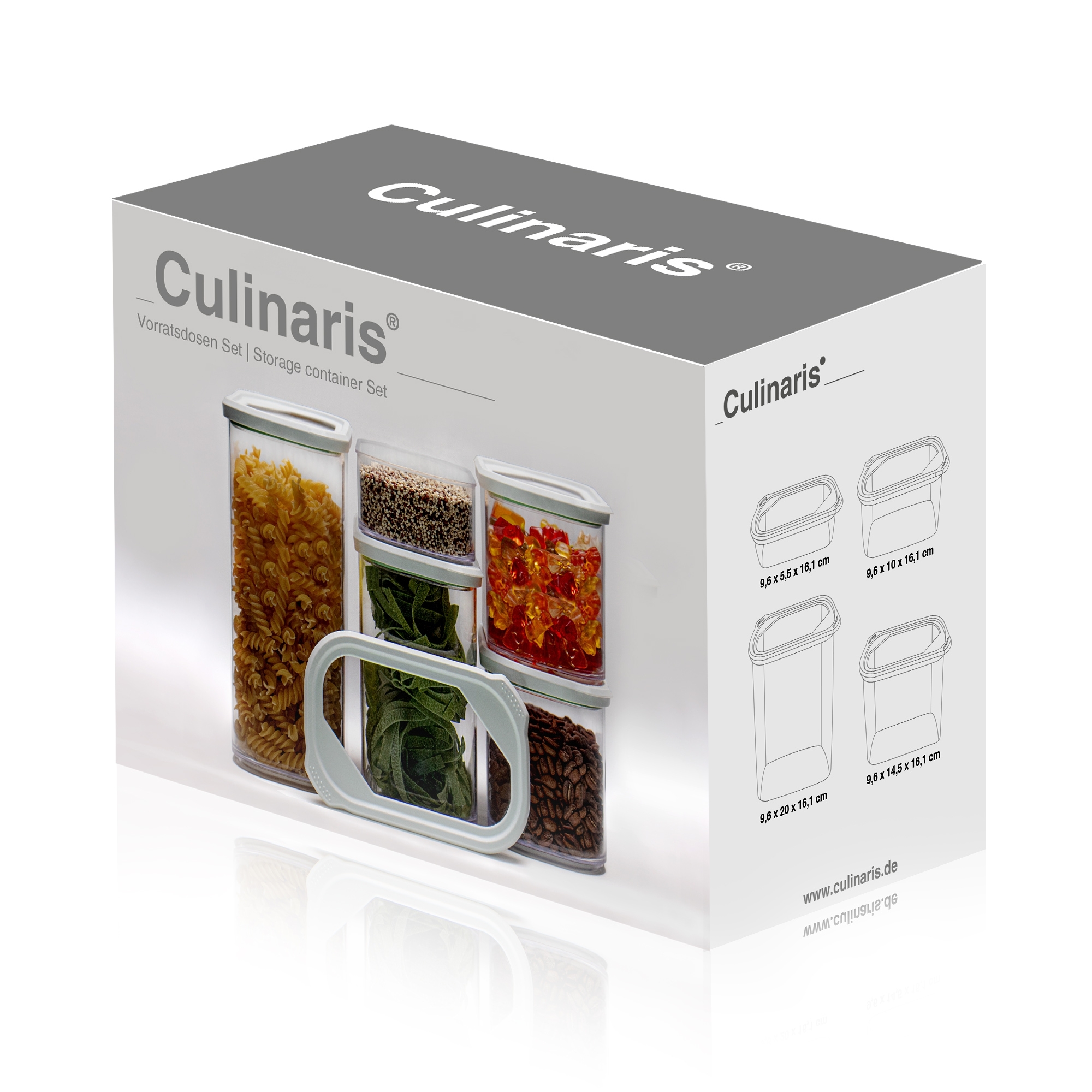 Vorratsdosen-Set - 5 teilig | Culinaris Vorratsdosen-Set - 5 teilig | Culinaris