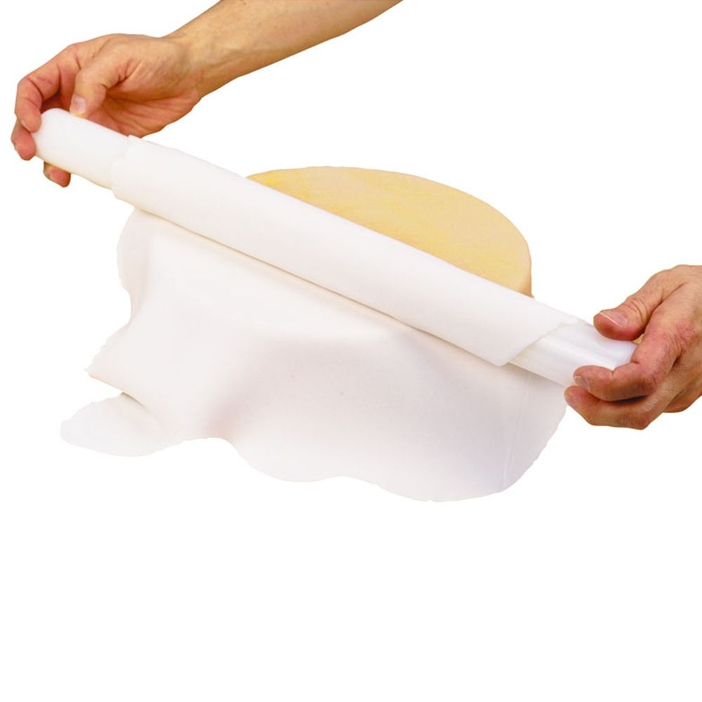 Städter - Ausrollstab Weiß mit Distanzringen - ø 2,5 x 22,5 cm Städter - Ausrollstab Weiß mit Distanzringen - ø 2,5 x 22,5 cm