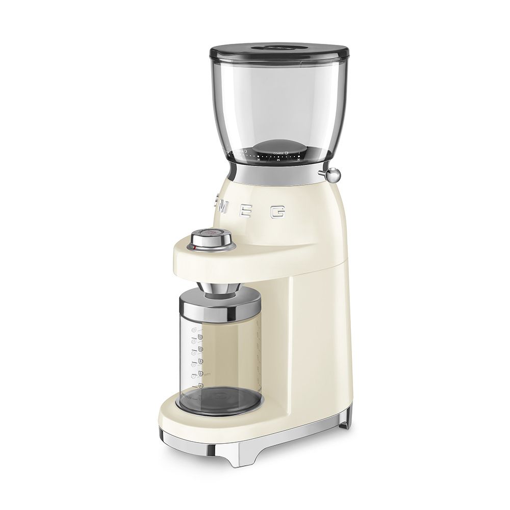 Smeg - coffee grinder - design line style The 50 ° years cream Smeg - coffee grinder - design line style The 50 ° years cream