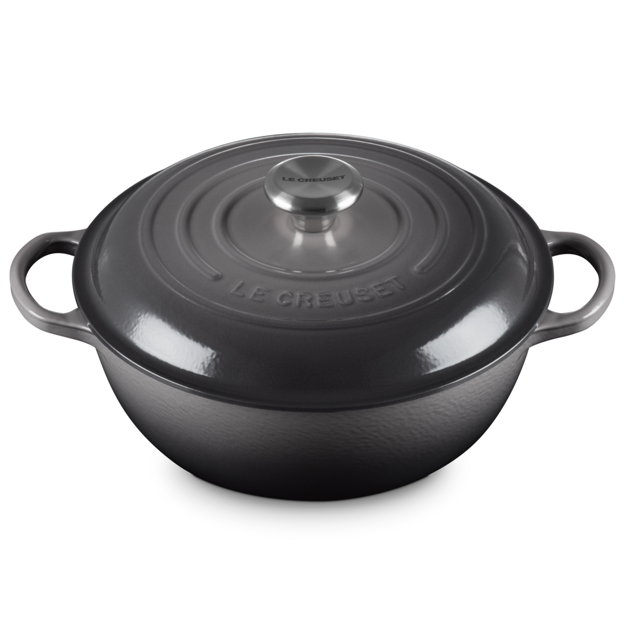 Le Creuset - Stew Pot Signature - 26 cm - Flint Le Creuset - Stew Pot Signature - 26 cm - Flint