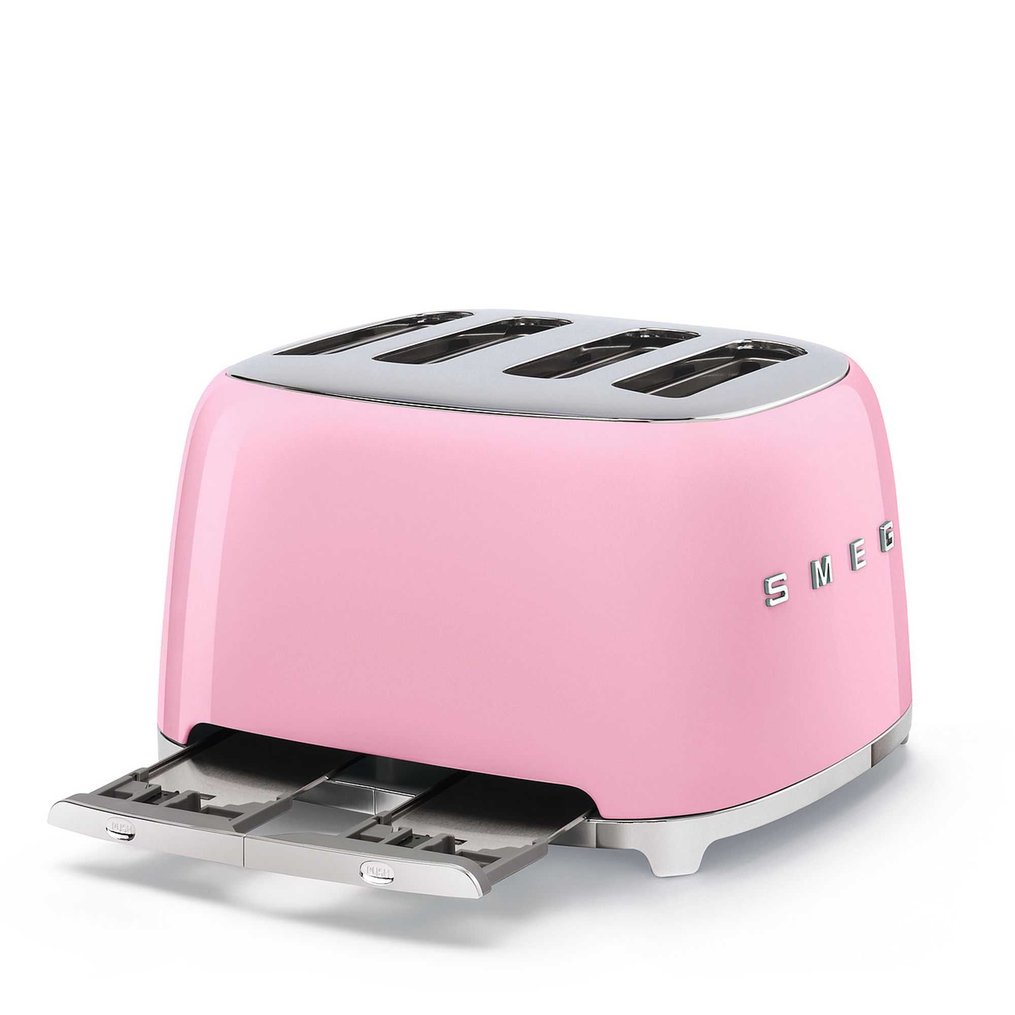 SMEG - 4-slot toaster - 50's retro style - pink SMEG - 4-slot toaster - 50's retro style - pink