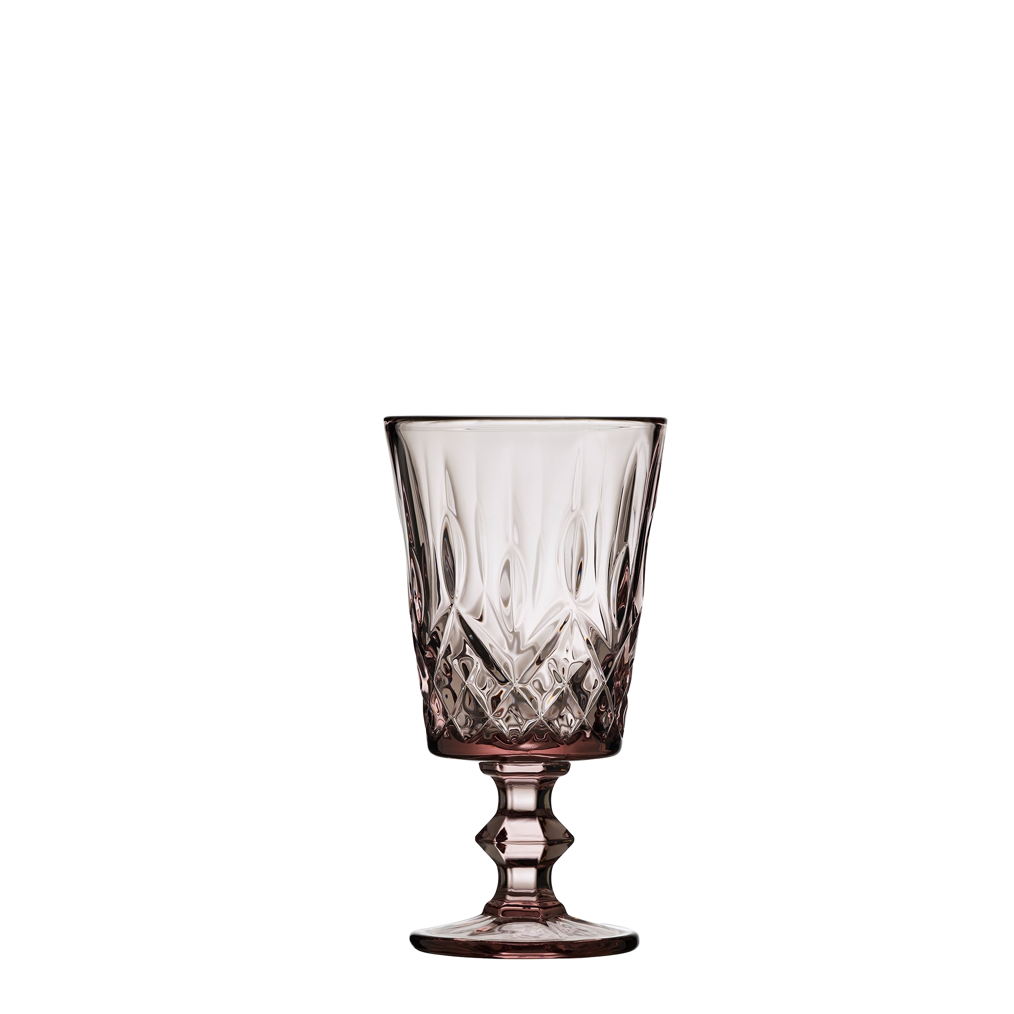 Lyngby Glas -Sorrento - Weinglas - Pink - 4 Stck.