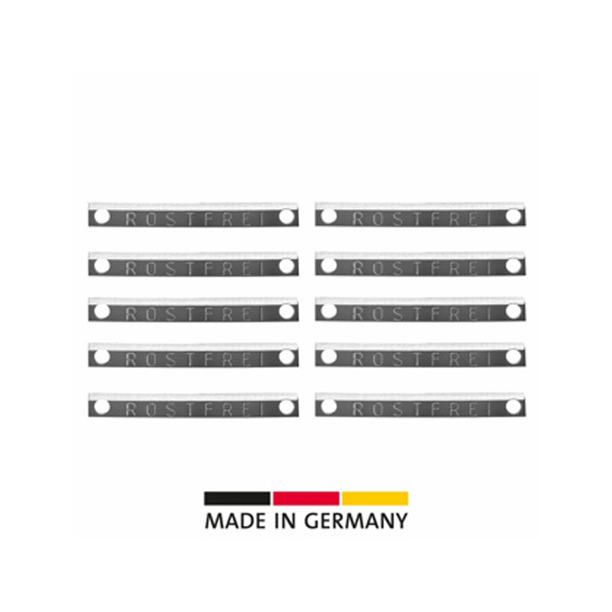 Westmark 10 rostfreie Ersatzklingen für Schäler