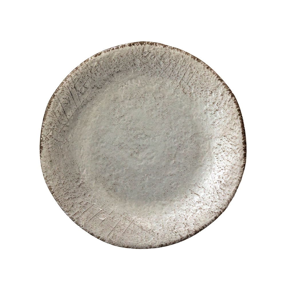 Arcucci - Vorspeisenteller flach grau/braun