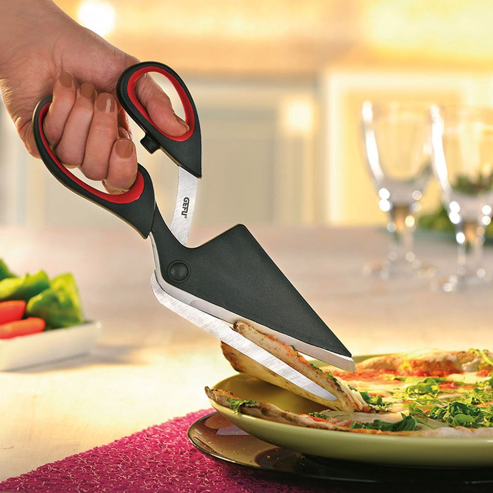 Gefu - Pizza scissors PEZZO, red