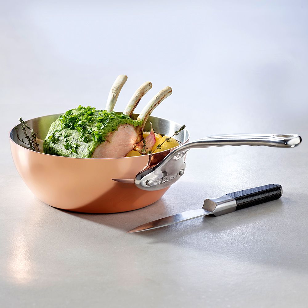de Buyer - Copper Sauté Pan Conical - Inocuivre de Buyer - Copper Sauté Pan Conical - Inocuivre