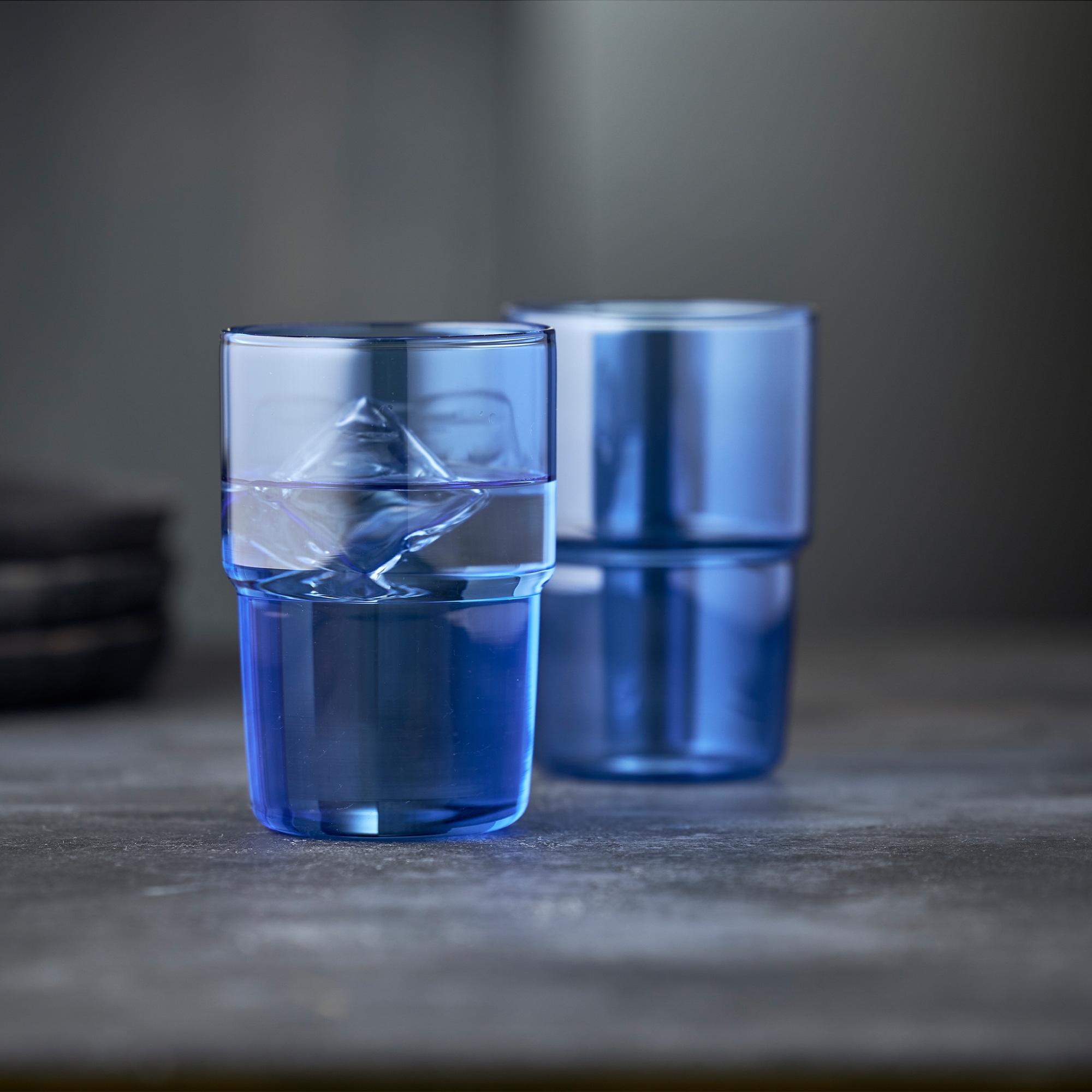 Lyngby Glas - Torino - Trinkglas - 2 Stck. - Blau