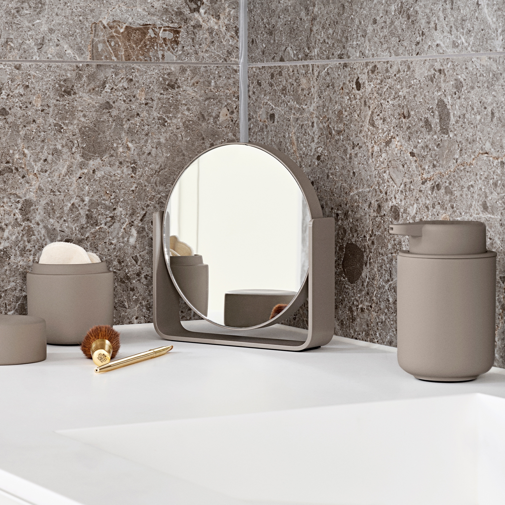 Zone - Ume Tischspiegel - Taupe