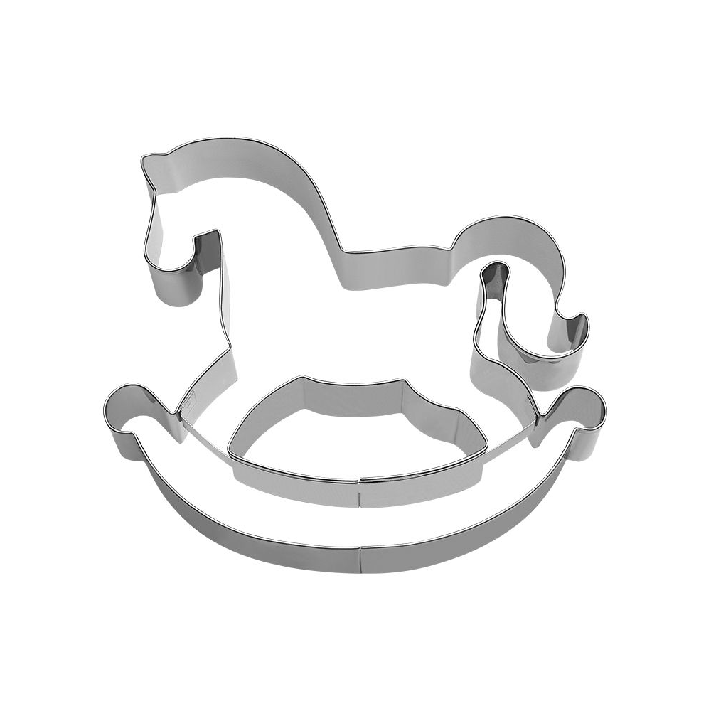 RBV Birkmann - Ausstechform Schaukelpferd 12 cm RBV Birkmann - Ausstechform Schaukelpferd 12 cm