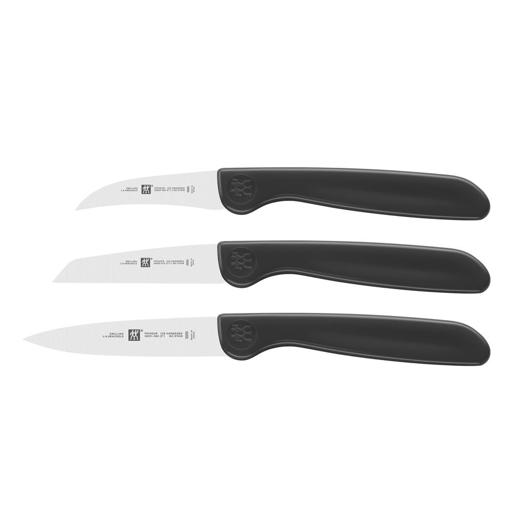 Zwilling - TWIN Grip 3-piece knife set, black