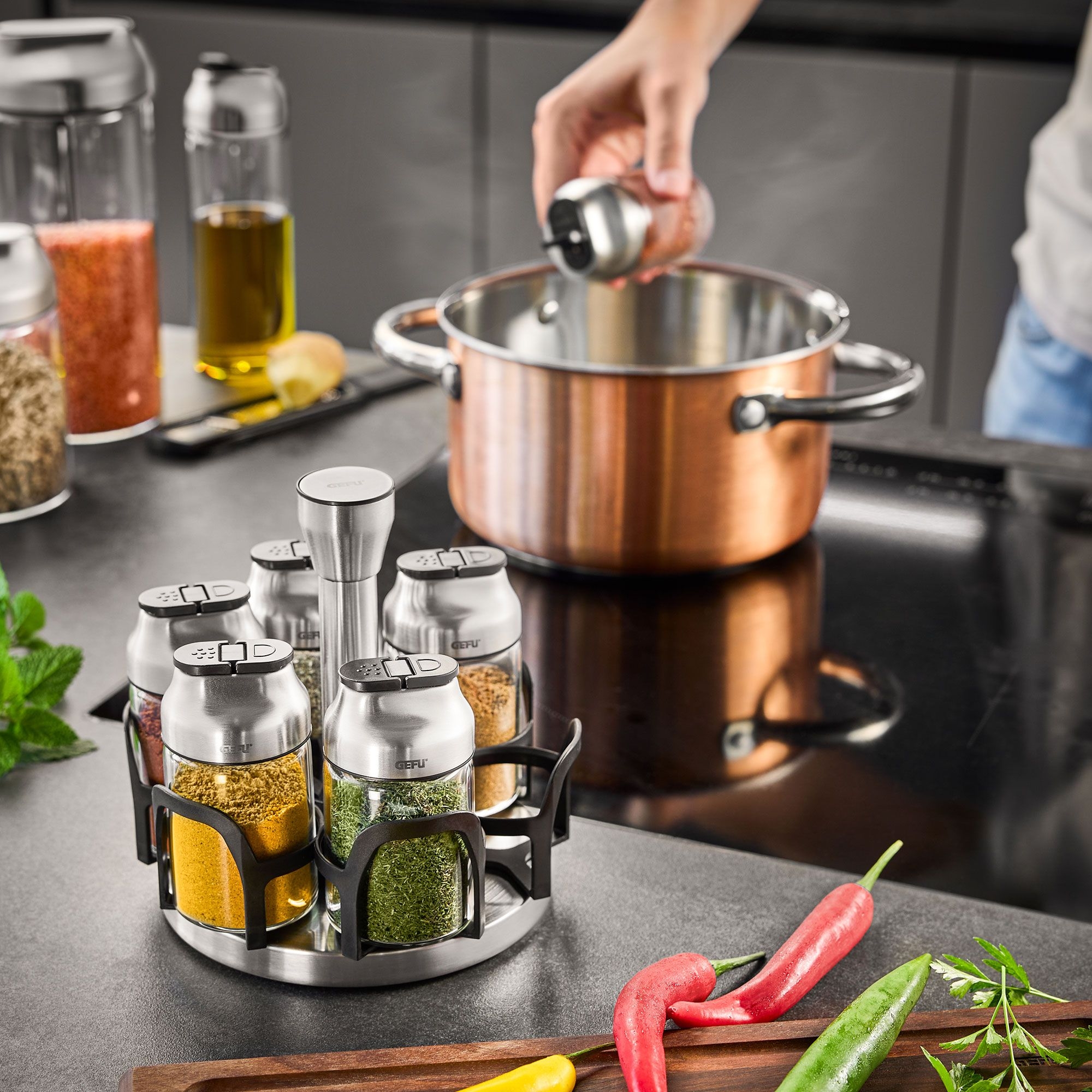 Gefu - Spice carousel KIPPO, 7-piece