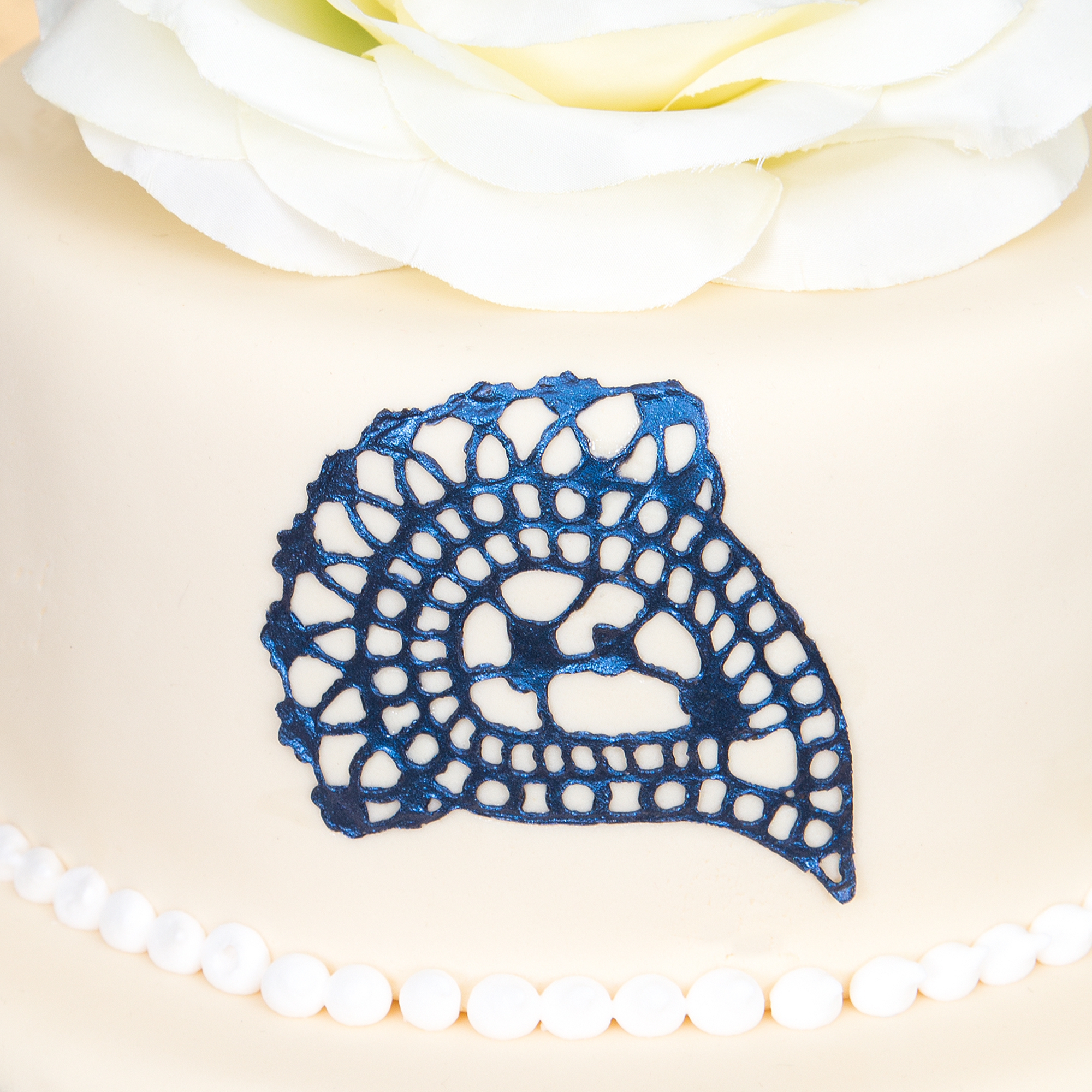 Städter - Cake lace mould Paisley - 39,5 x 7,5 cm - Silicone