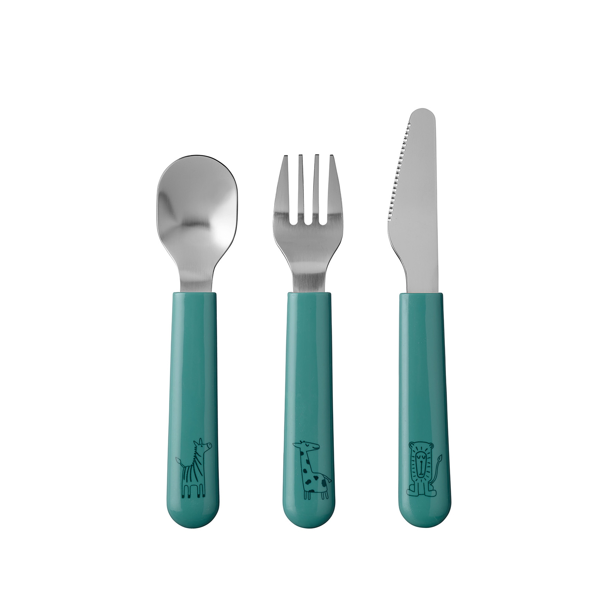 Mepal - Mio Kinder-Besteckset 3-teilig - verschiedene Farben und Motive