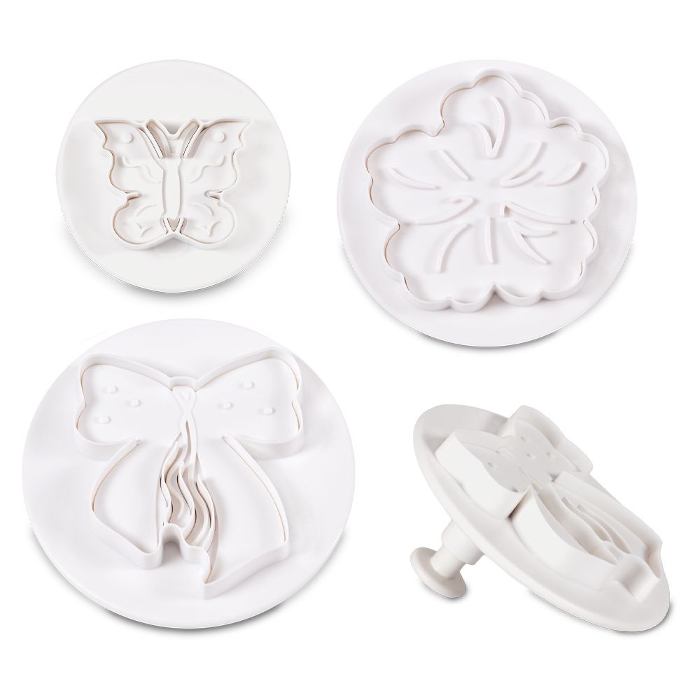 Städter - Professional cutter Butterfly – Blossom – Ribbon - 30 / 55 / 60 mm - Set, 3 pieces