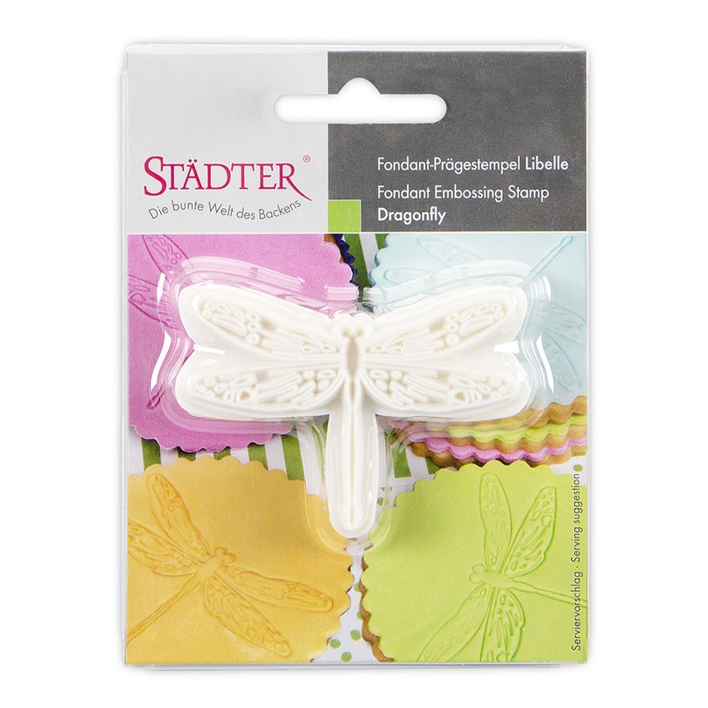 Städter - embossing stamp Dragonfly - 6,5 cm