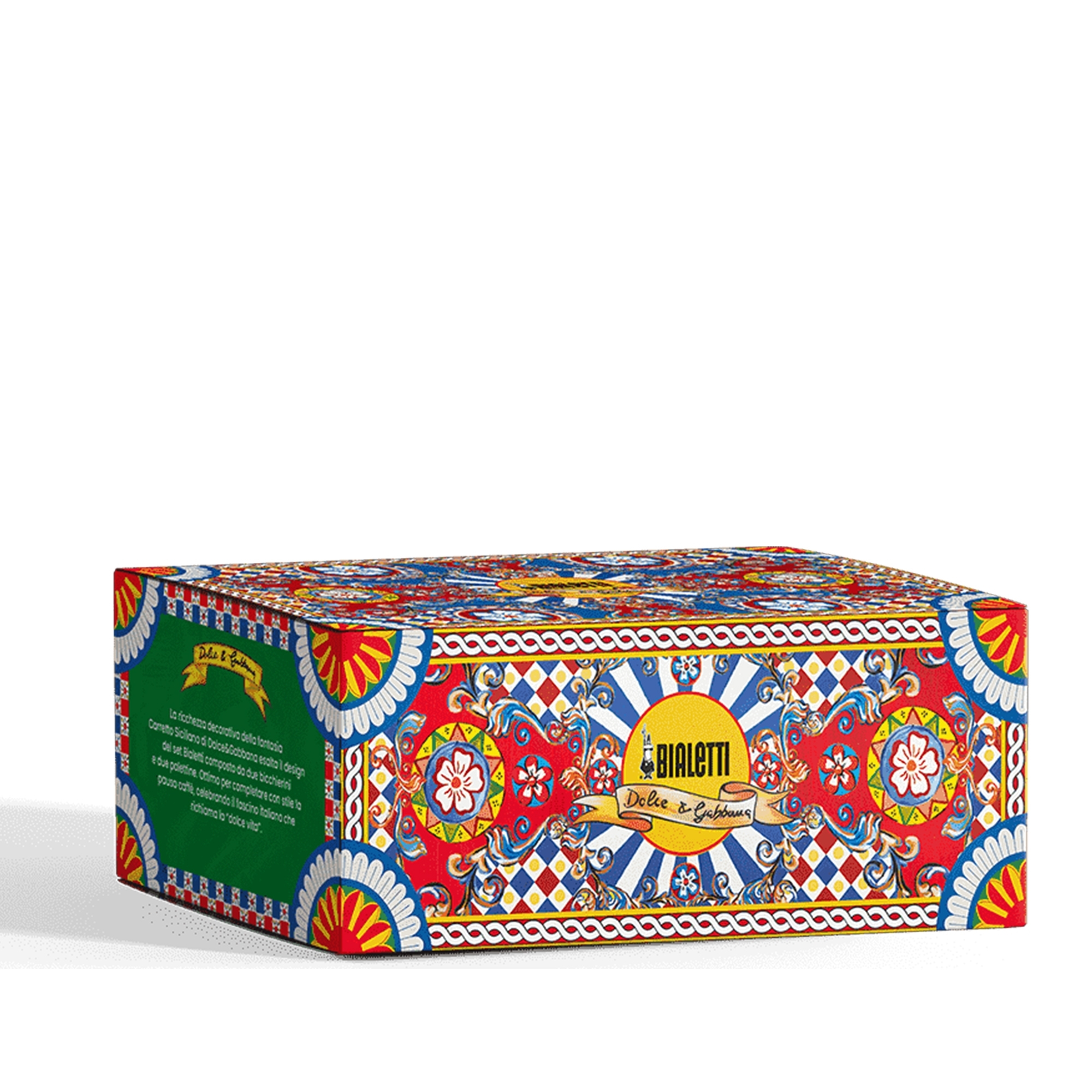 Bialetti - Espresso cup set 4 pieces, Dolce&Gabbana Carretto Siciliano