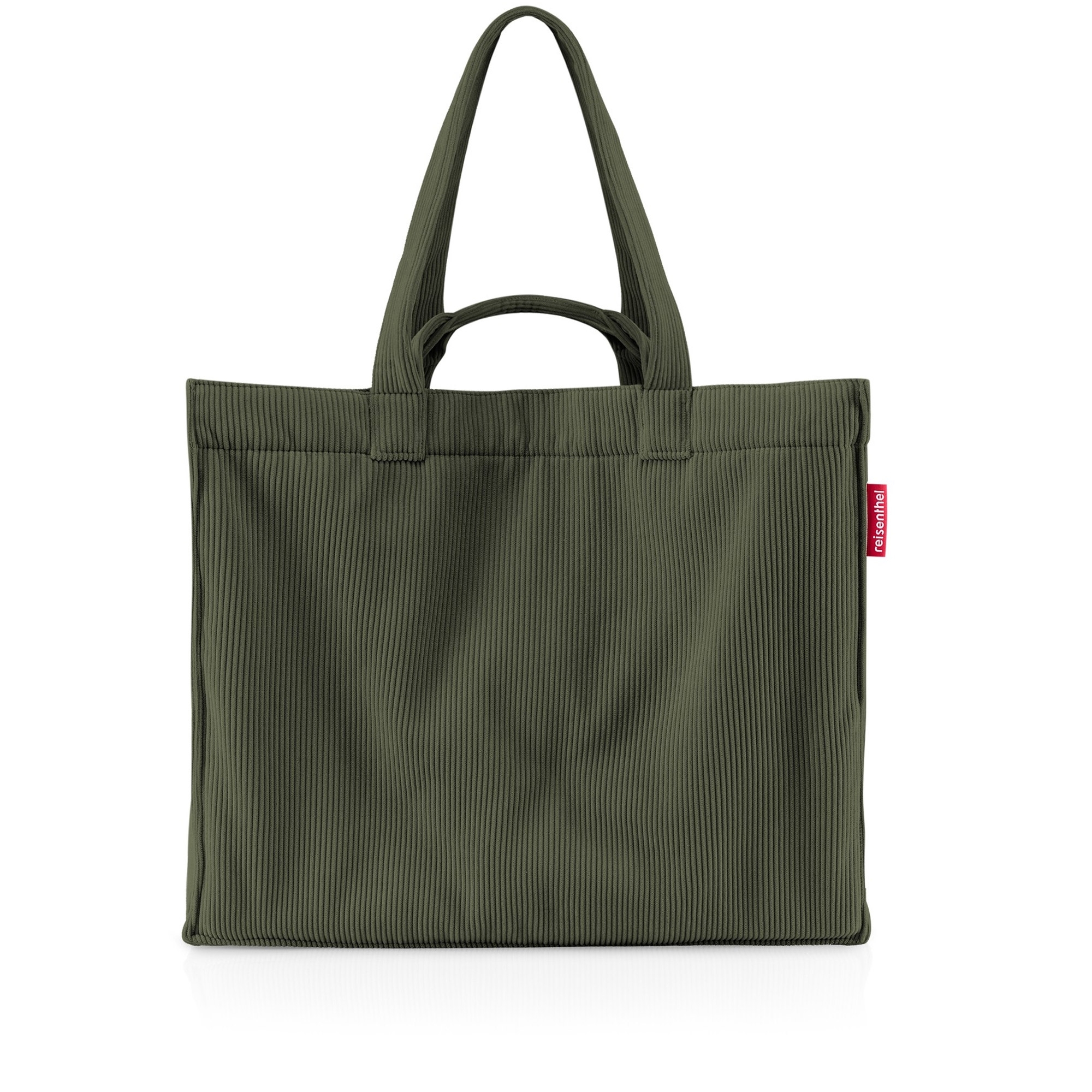reisenthel - softshopper - cord dark matcha