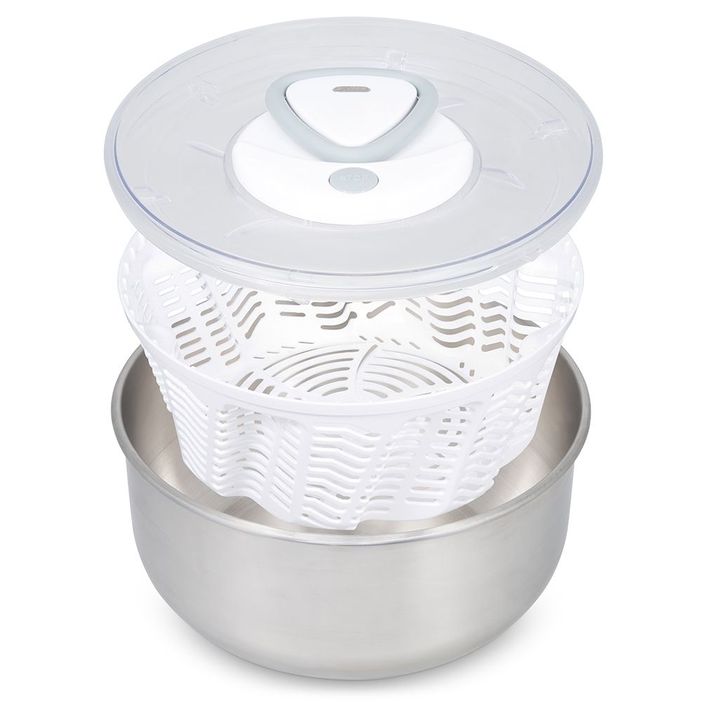 Zyliss - Salad Spinner Easy Spin 2 | 4,8 L Stainless Steel