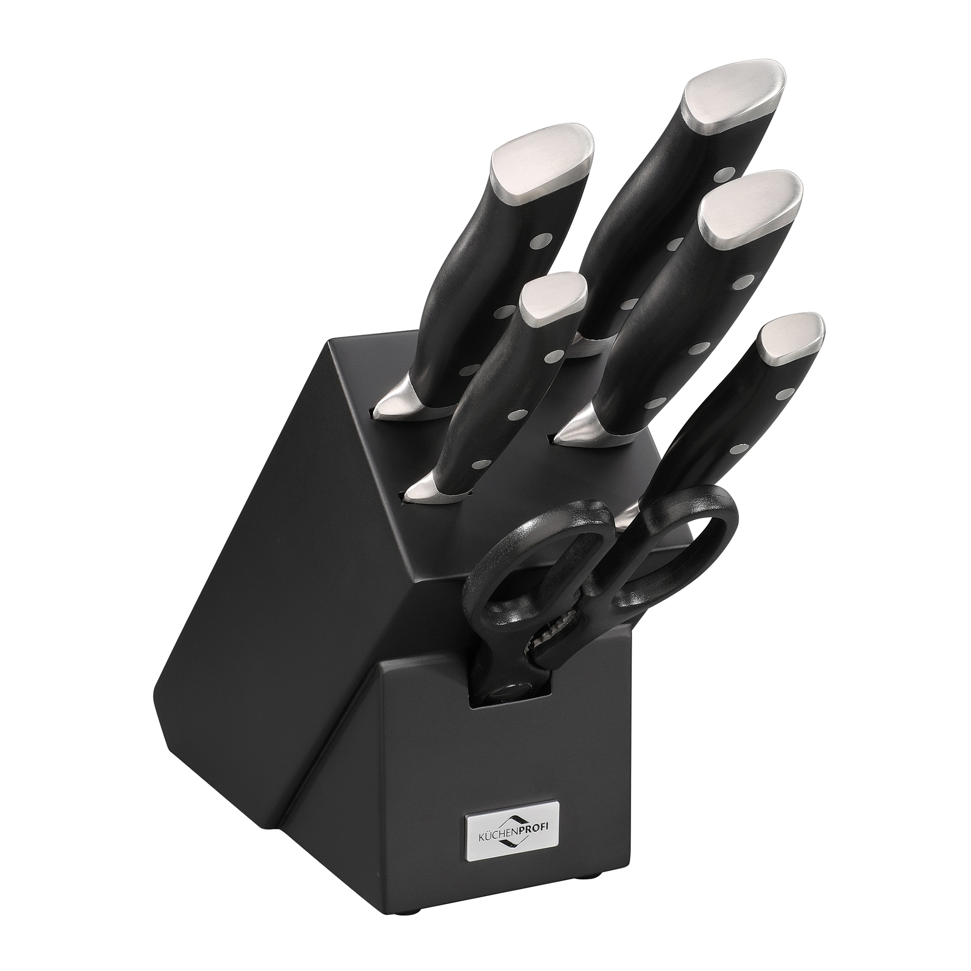 Küchenprofi - Messerblock PRIMUS CLASSIC - 7-tlg. - Schwarz