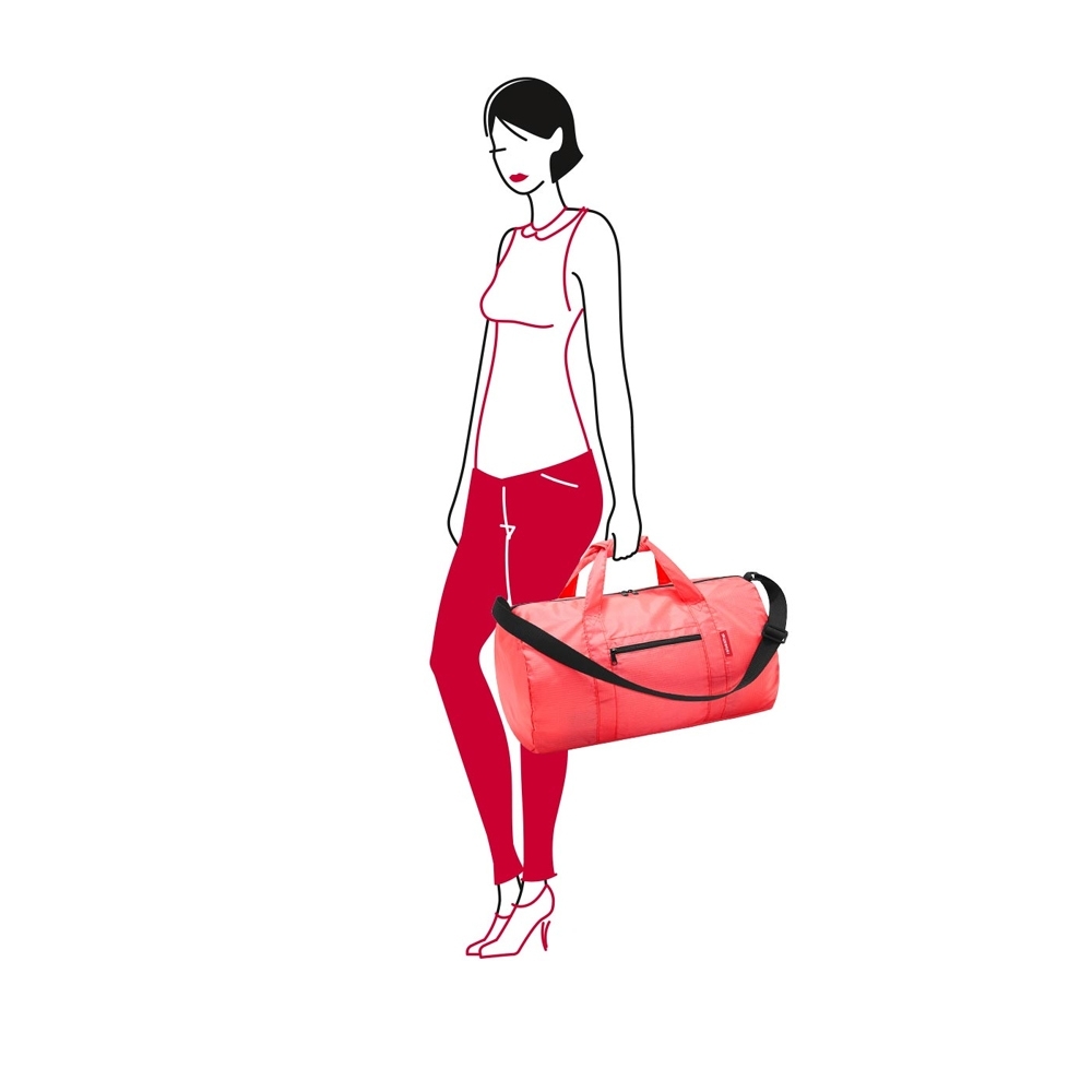 reisenthel - mini maxi dufflebag - coral reisenthel - mini maxi dufflebag - coral
