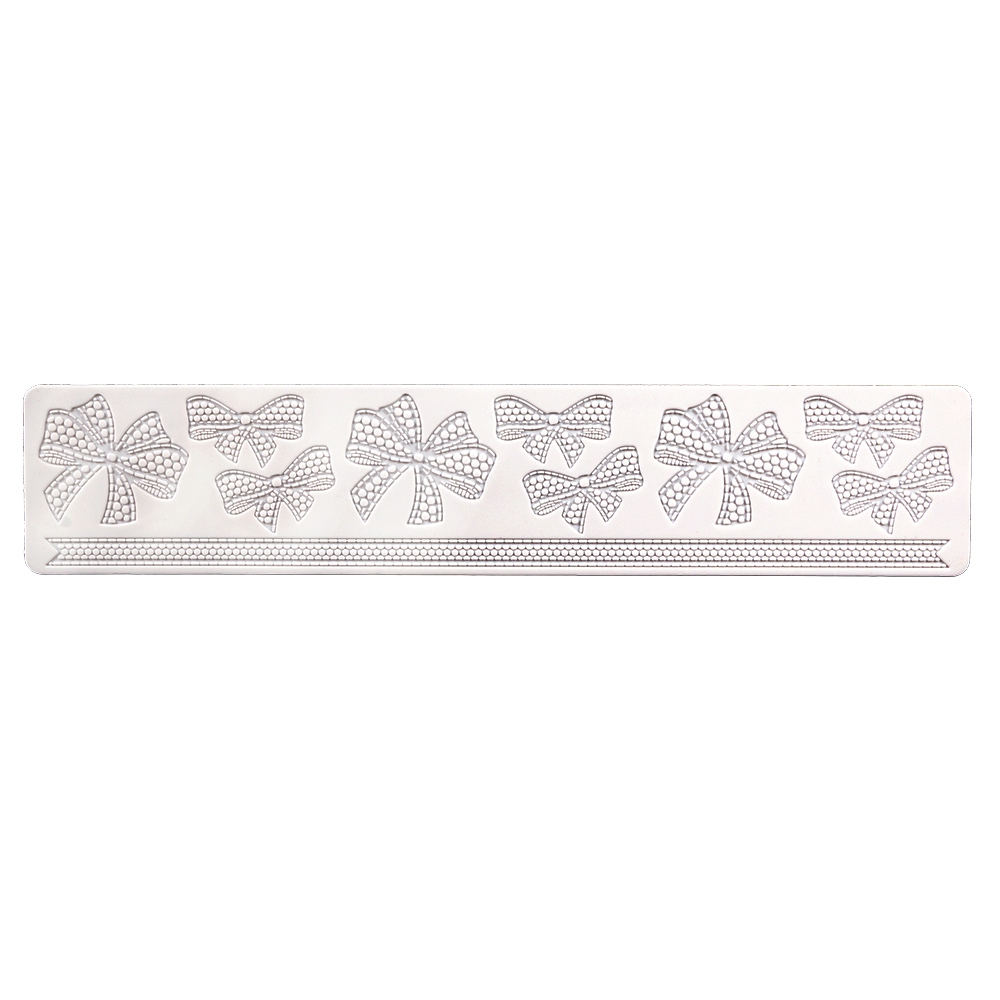 Städter - Cake lace mould Ribbon - 39,5 x 8 cm -  Silicone