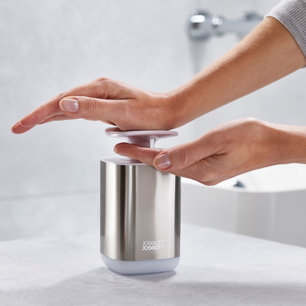 Joseph Joseph - Presto™ Hygienischer Seifenspender Stahl