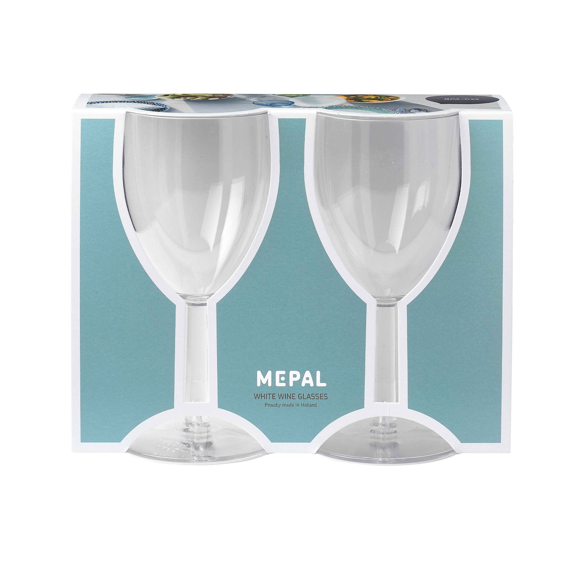 Mepal - Kunststoffglas Wein 200 ml - 2er Set