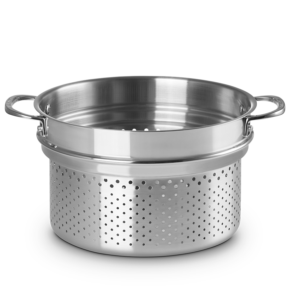 Le Creuset - 3-ply Plus Pastatopf mit Einsatz 26 cm