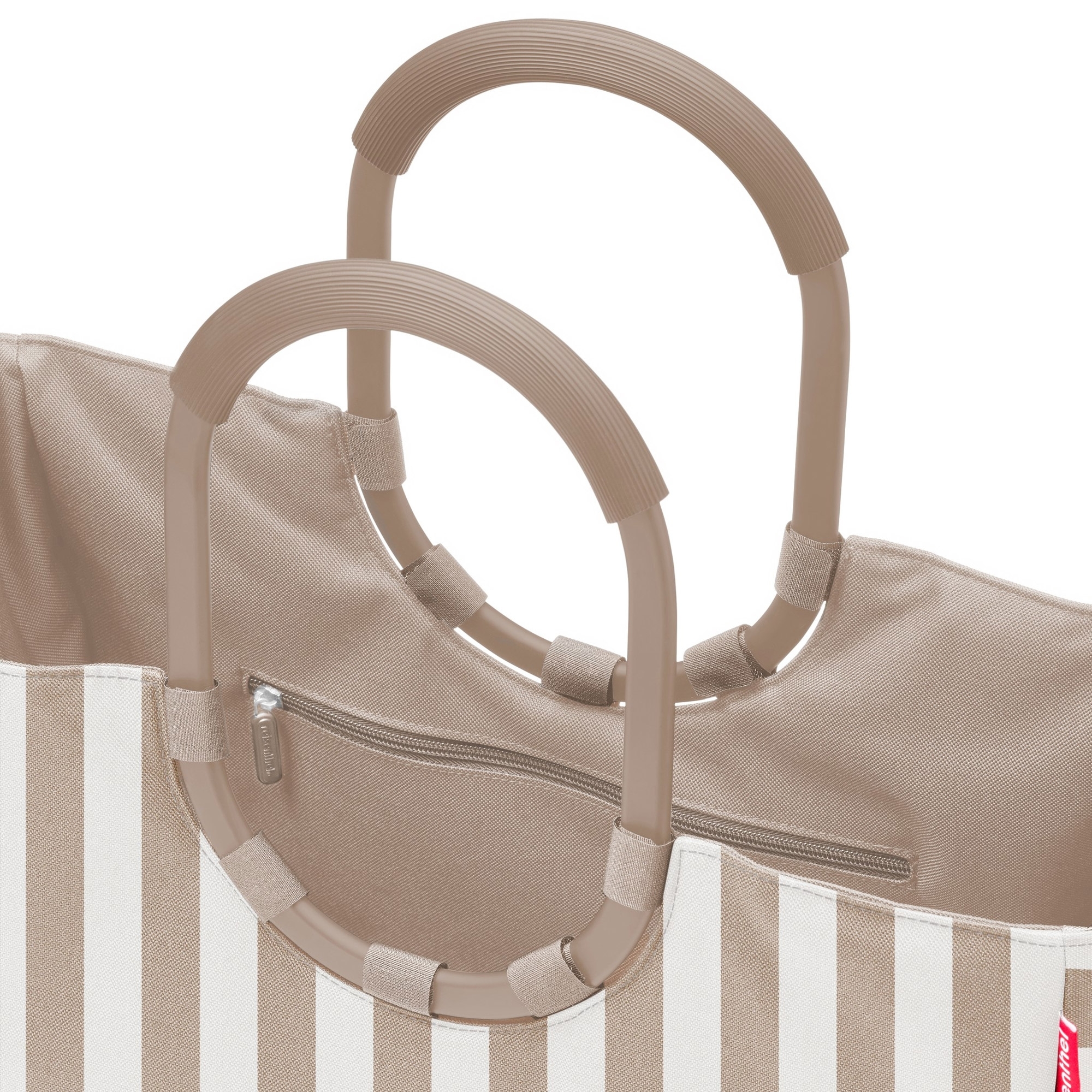 reisenthel - loopshopper L - summerstripes coffee