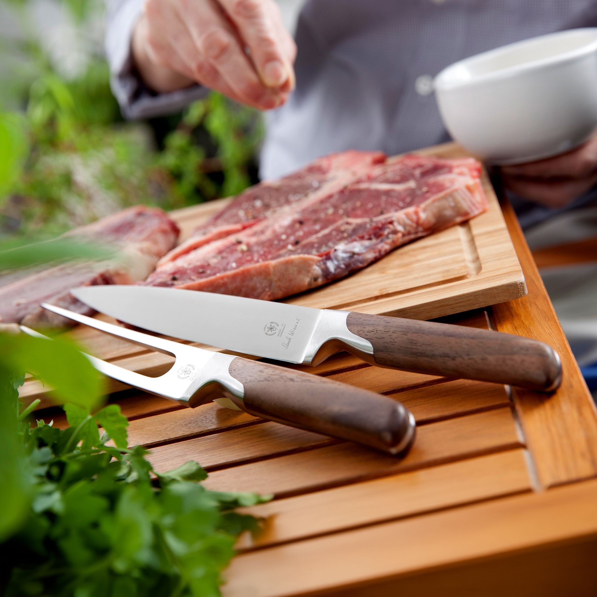 Pott - Sarah Wiener - Meat Fork 15 cm - Walnut Wood Pott - Sarah Wiener - Meat Fork 15 cm - Walnut Wood