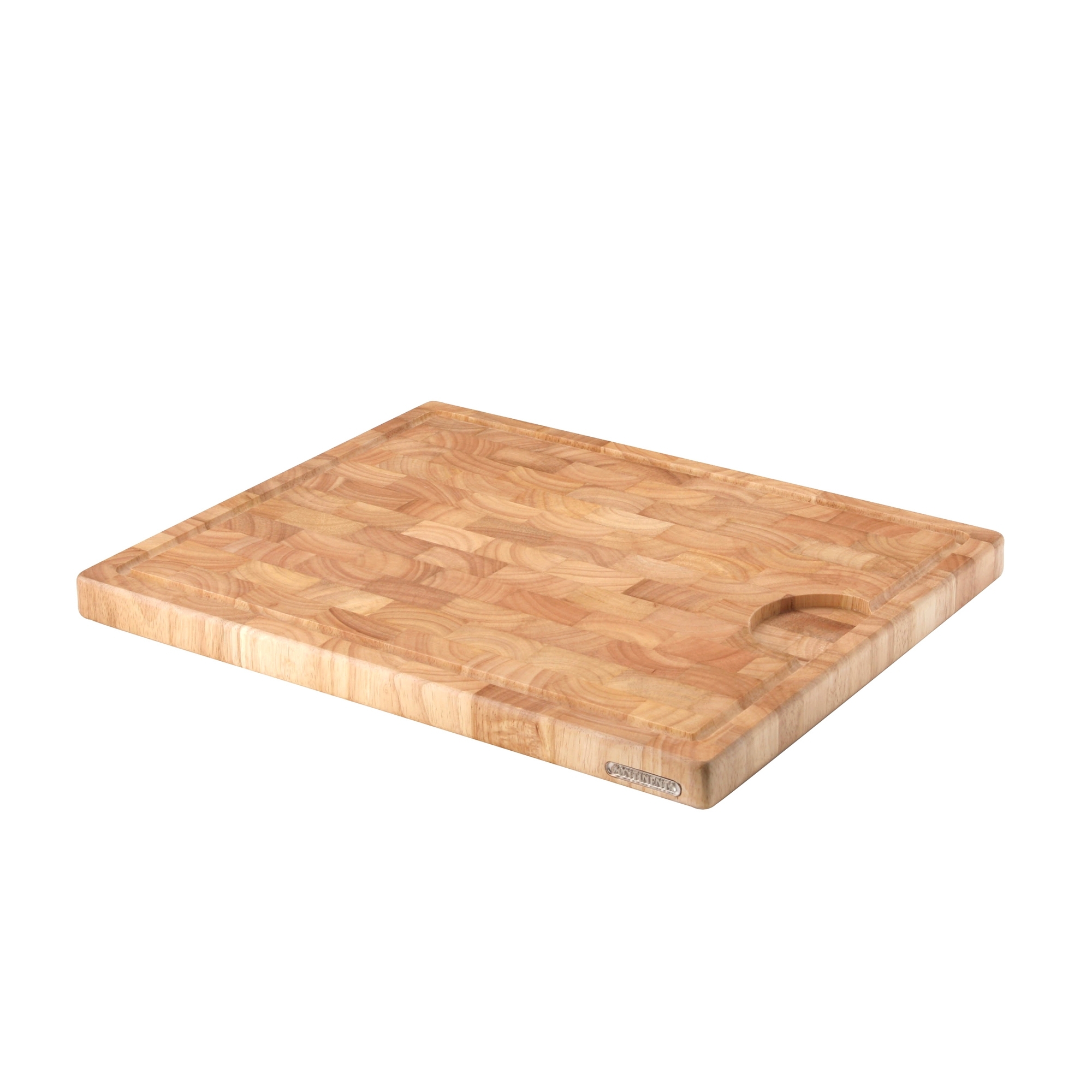 Continenta - Carving board, end-grain, rubber tree, 42 x 34 x 2.7 cm