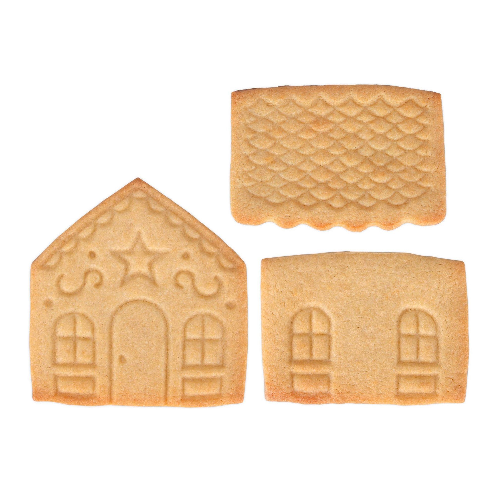 Städter - Prägeausstecher Kekshaus - 3-tlg. Städter - Prägeausstecher Kekshaus - 3-tlg.