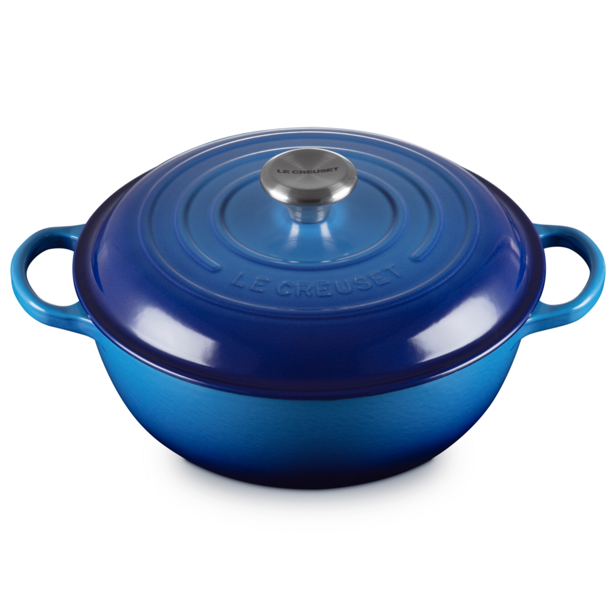 Le Creuset - Stew Pot Signature - 26 cm - Azure Le Creuset - Stew Pot Signature - 26 cm - Azure