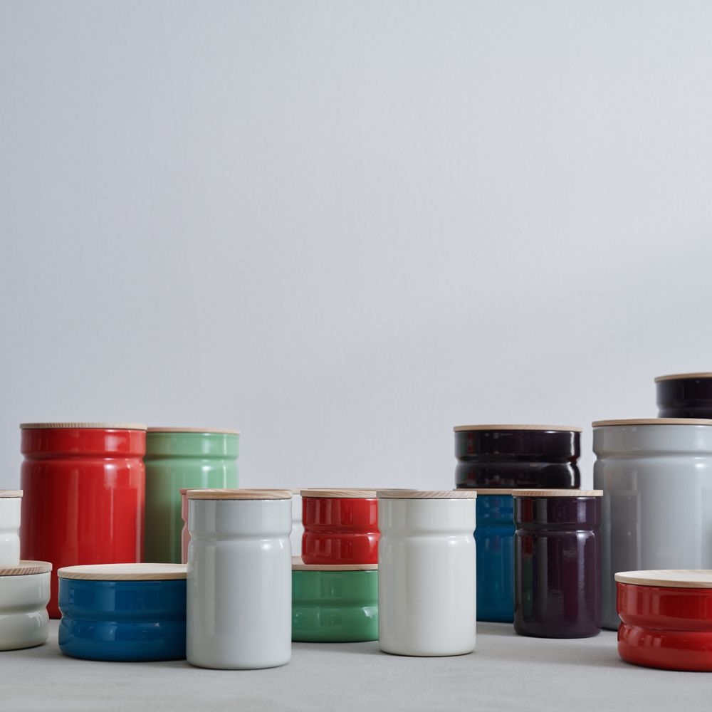 Riess TRUEHOMEWARE - Kitchenmanagement - Enamel storage boxes - 1390 ml