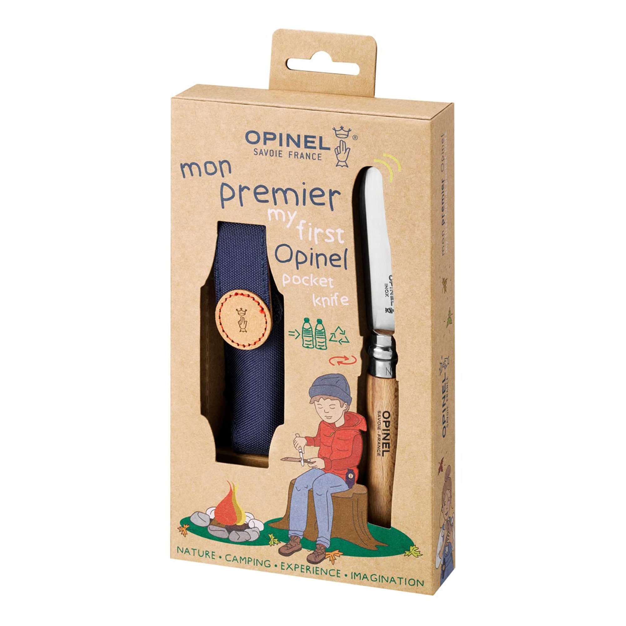 Opinel - Children's knife with case - No 07
