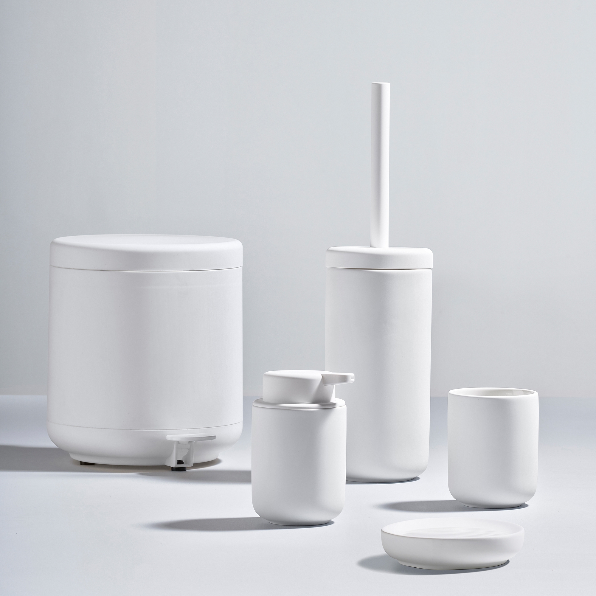 Zone - Ume Pedaleimer 4 L - White